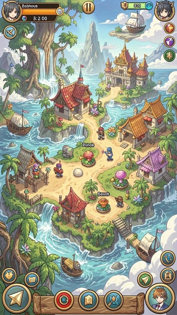 Screenshot memperlihatkan tema slot petualangan hutan yang memukau.