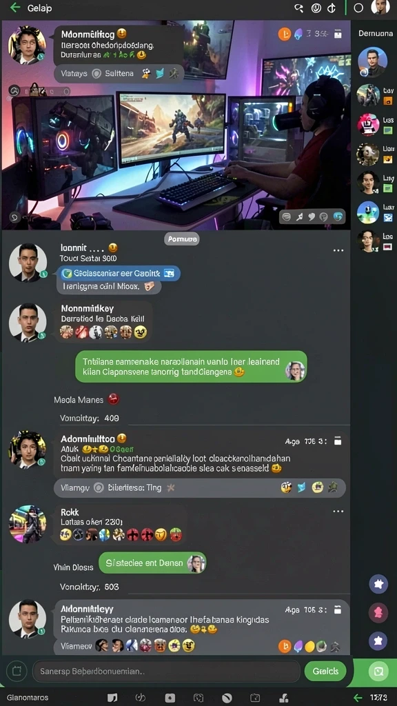 Tampilan antarmuka yang modern dan menarik.