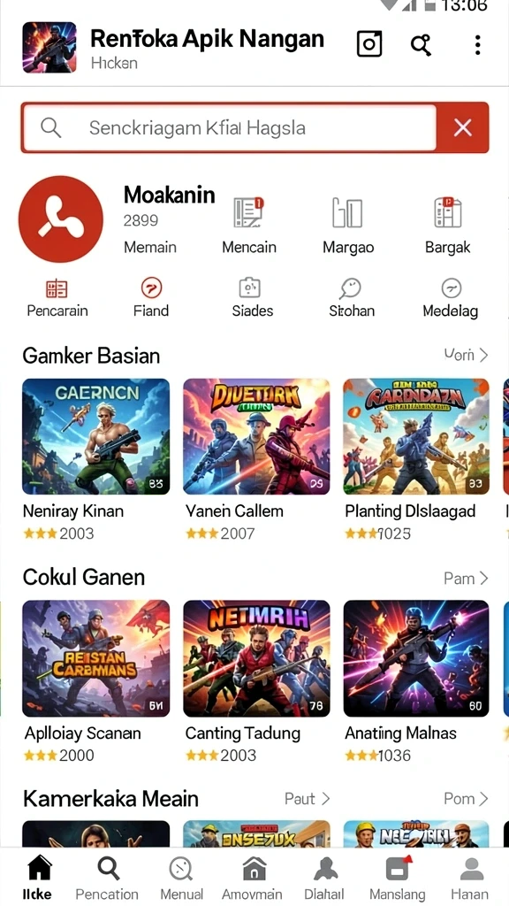 Tampilan antarmuka yang menarik dan mudah dinavigasi.