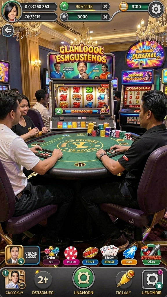 Momen aksi seru dalam setiap pertarungan.
