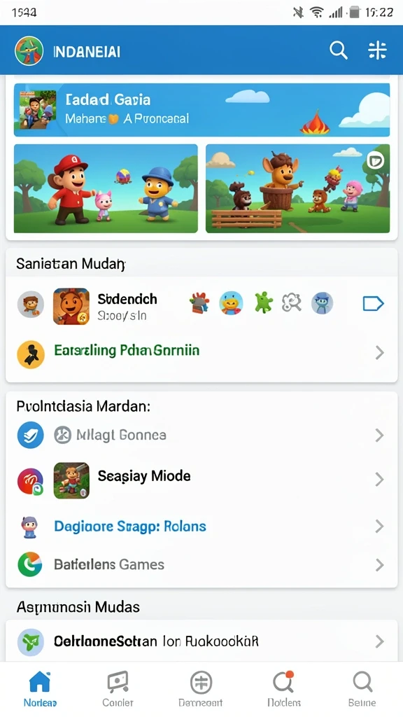 Tampilan antarmuka pengguna yang menarik dan modern.