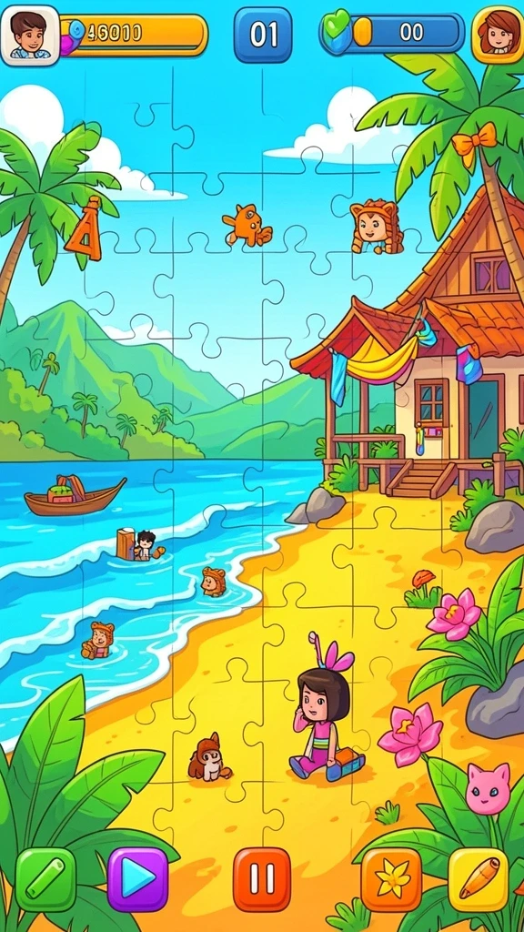 Fitur multiplayer yang memungkinkan bermain bersama teman.