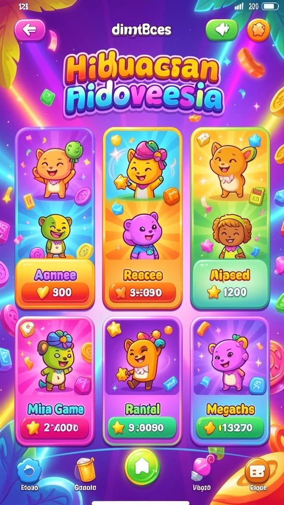 Screenshot aplikasi IDRGAME menunjukkan karakter utama dalam aksi.
