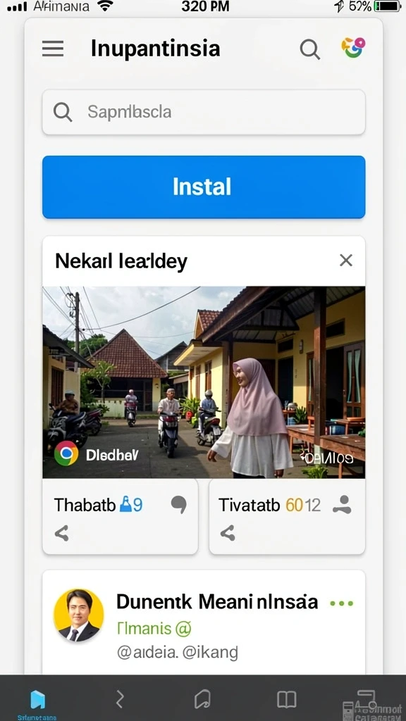 Tampilan antarmuka yang intuitif dan menarik.