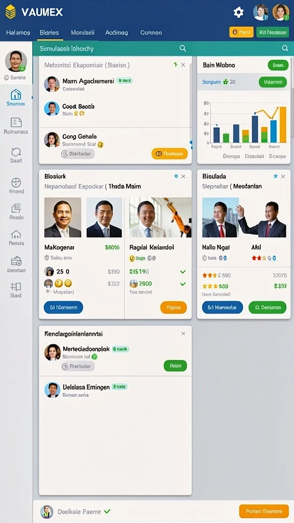 Fitur leaderboard untuk bersaing dengan pemain lain.