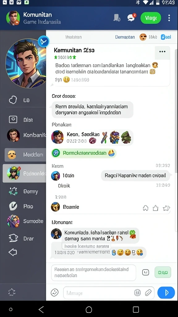 Tampilan antarmuka yang bersih dan menarik.