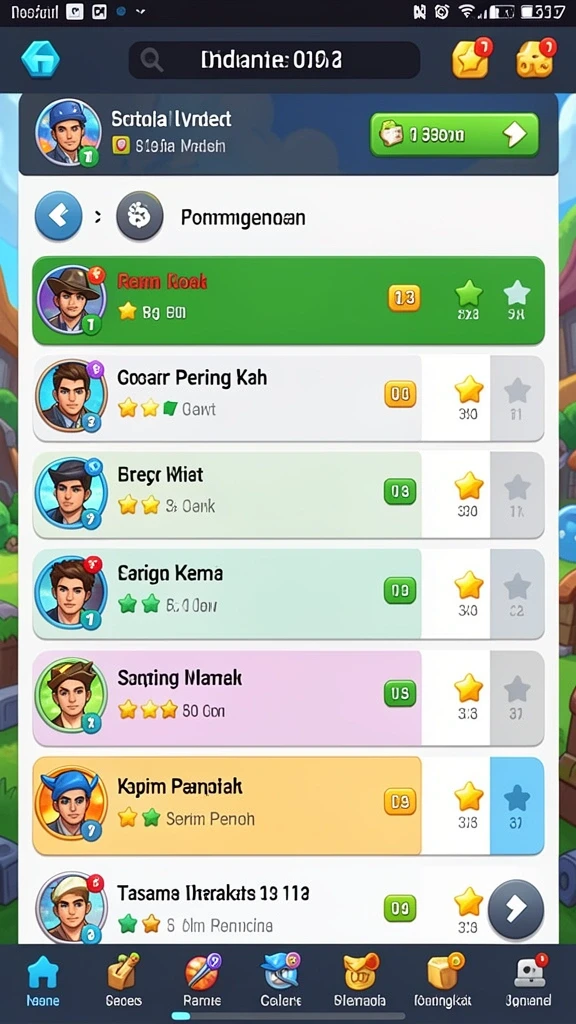 Tampilan interface yang intuitif dan menarik.