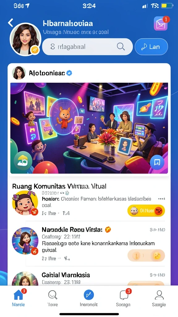 Tampilan antarmuka KEKAR4D yang menarik dan mudah dinavigasi.