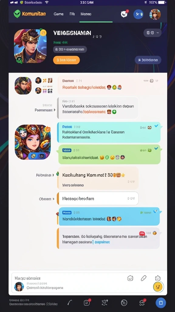 Beragam mode permainan yang seru dan menantang.