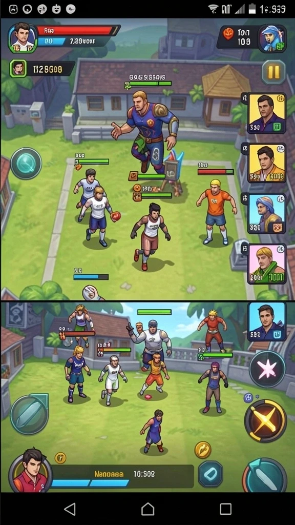 Screenshot yang menunjukkan tampilan grafis menawan dari game.