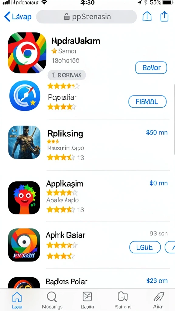 Beragam permainan menarik dan seru.