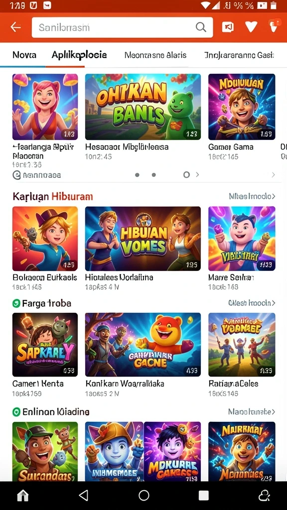 Halaman pembaruan dengan info terbaru dan fitur menarik.