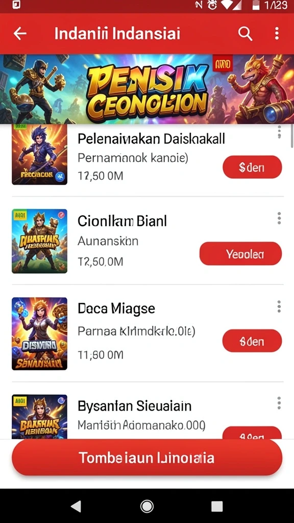 Tampilan antarmuka pengguna yang intuitif dan bersih.