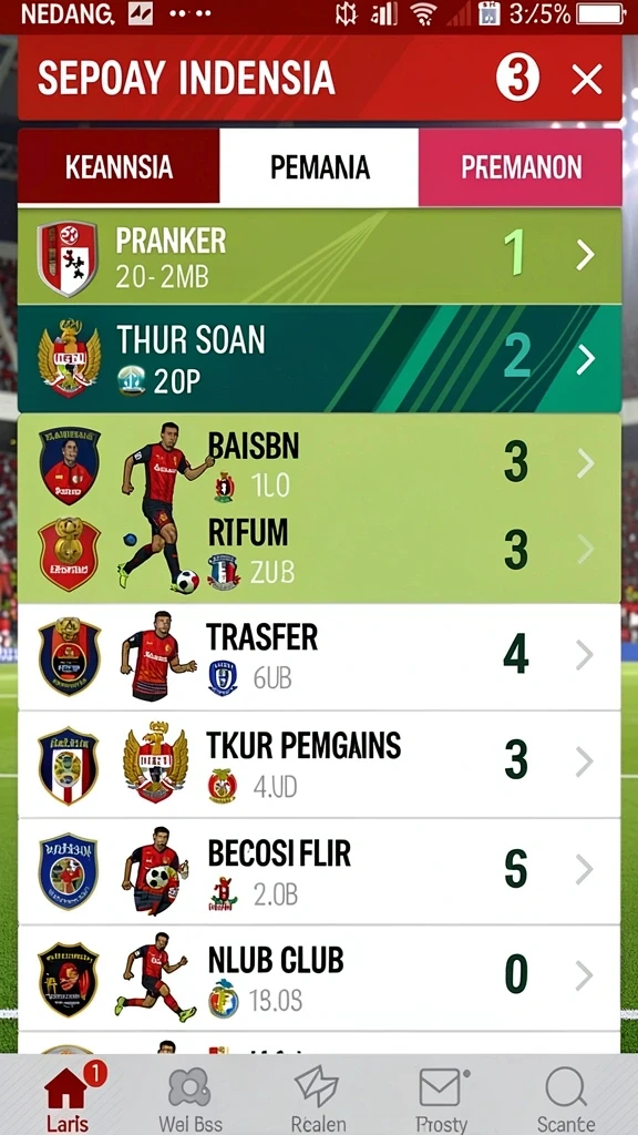 Sistem ranking yang adil dan kompetitif antara pemain.