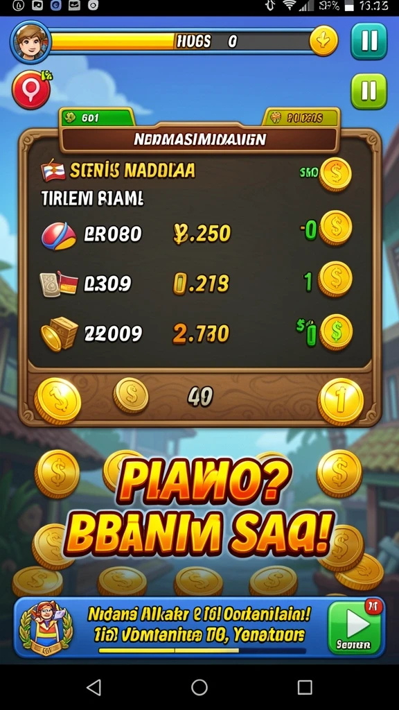 Reward menarik yang meningkatkan motivasi pemain.