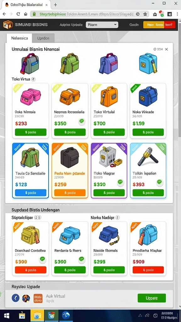 Tampilan antarmuka PIONTOGEL yang modern.