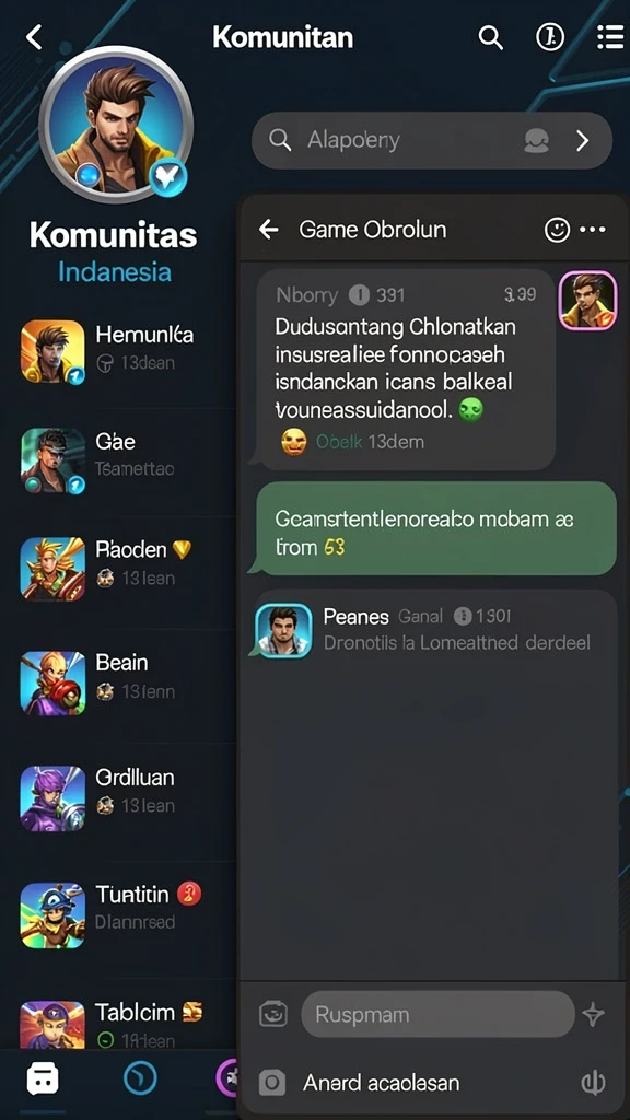 Karakter-karakter unik dengan kemampuan khusus.
