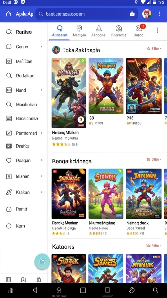 Screenshot dari mode permainan yang penuh aksi.
