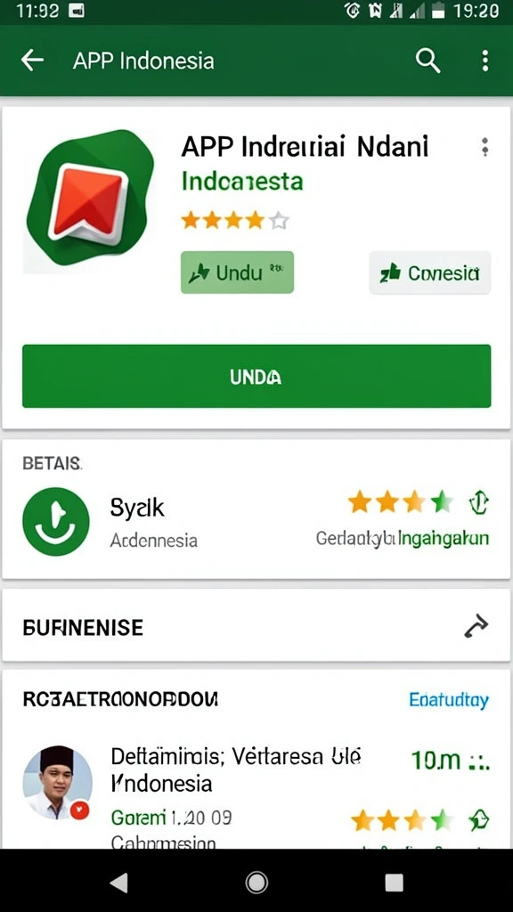 Tampilan antarmuka pengguna yang intuitif.
