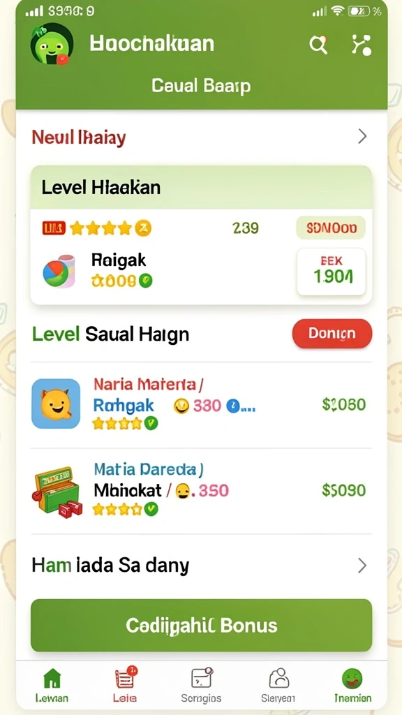 Aksi permainan yang mendebarkan dan penuh tantangan.