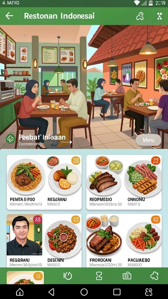 Tampilan antarmuka WATITOTO yang menarik dan mudah dinavigasi.