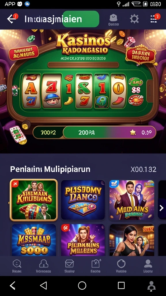 Berbagai pilihan permainan seru yang tersedia.